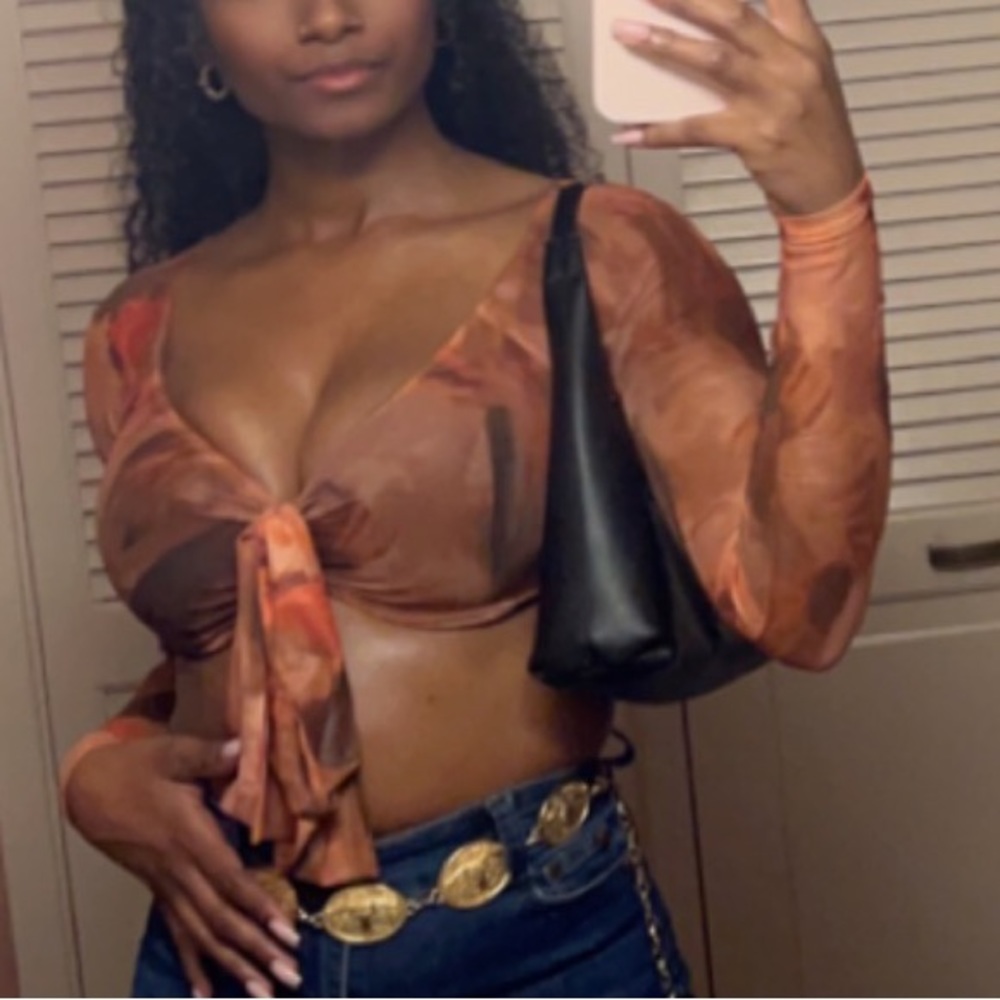 knotted crop top